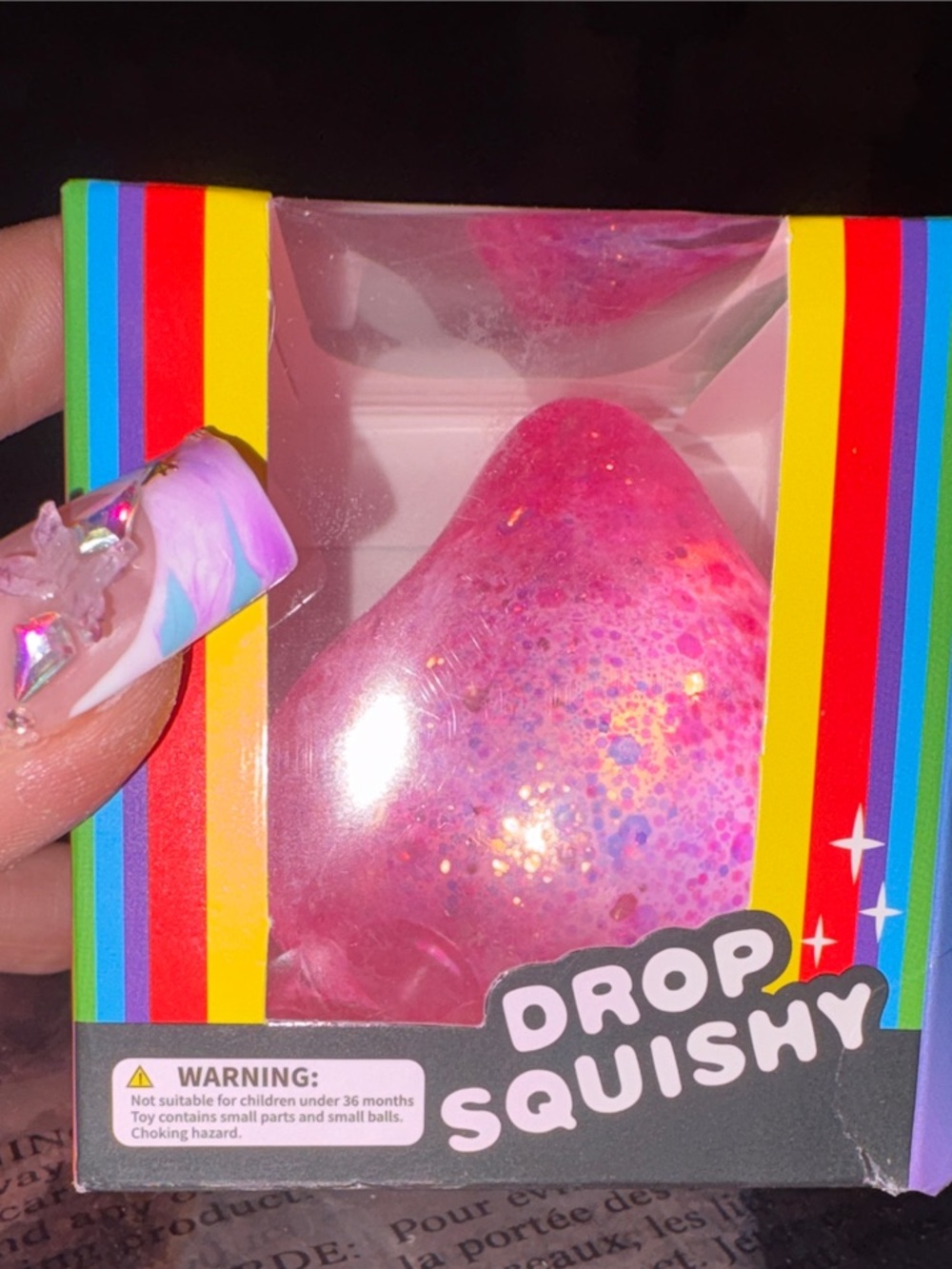 NIB DROP SQUISHY STRESS RELIEF, Fidget, Sensory stimulation $8